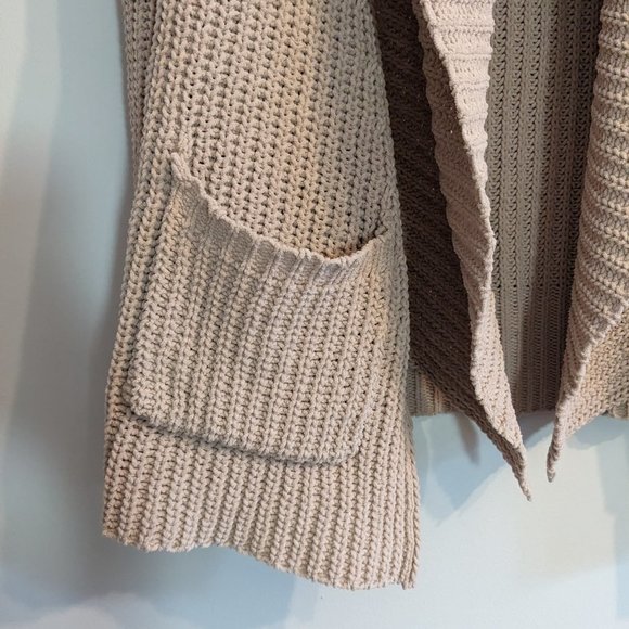 Black Tape_ Chunky Knit Cardigan, Dusty Pink, Size S, EUCUC - Picture 4 of 7